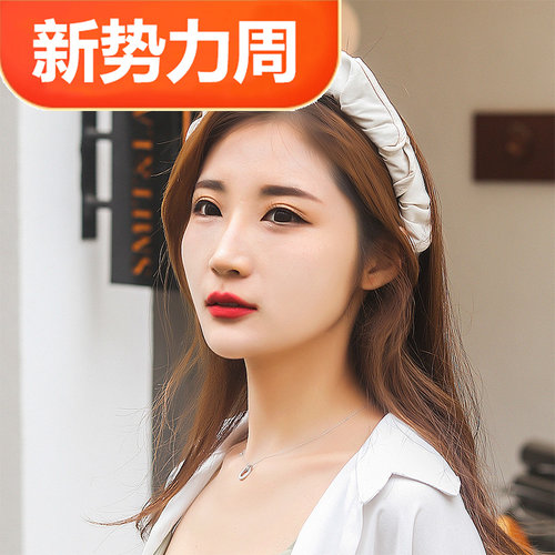 夏季女士防晒黑胶贝壳帽街头时尚