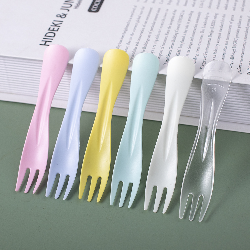 一次性塑料叉蛋糕叉水果叉