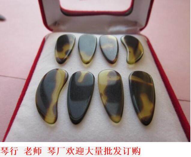 薄款古筝指甲平面专业练习双面弧乐器指甲