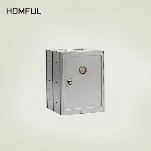 折叠烤箱户外木炭露营焖烤烘焙烟熏烤炉不锈钢熏箱野营