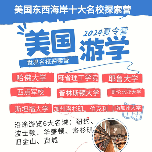 美国游学夏令营研学团旅行旅游海外出国寒暑假插班名校哈佛大学