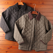 美式 秋冬男士 绗缝谷仓夹克棉衣外套潮 轻量保暖防风防水 韩国整单