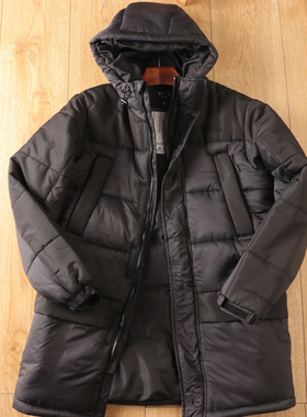 德国单原59.99欧外贸原单尾货秋冬防风防泼水男士中长款加厚棉衣