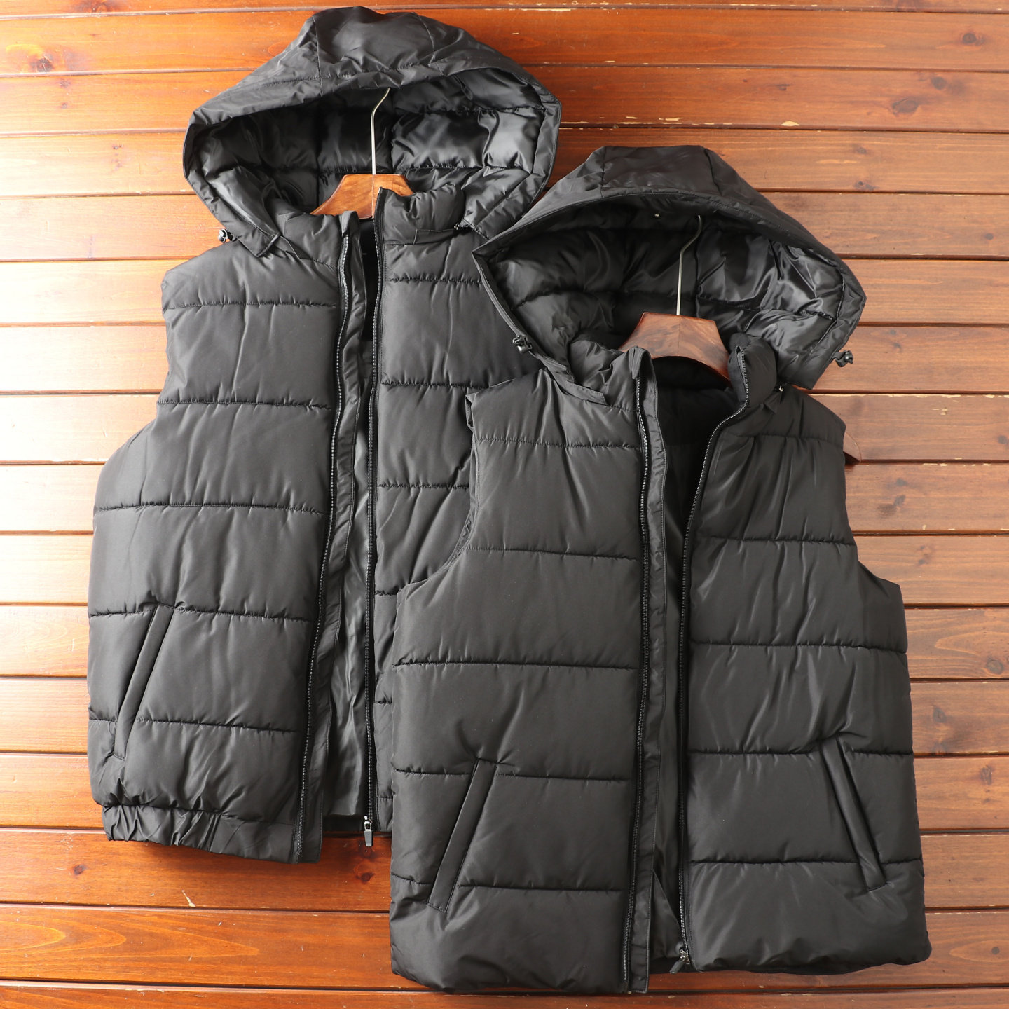 韩单捡漏轻量防风防水可拆卸连帽秋冬男户外休闲百搭棉马甲背心潮,男装,常规马甲,淘宝优惠券,粉丝福利购,淘宝优惠卷