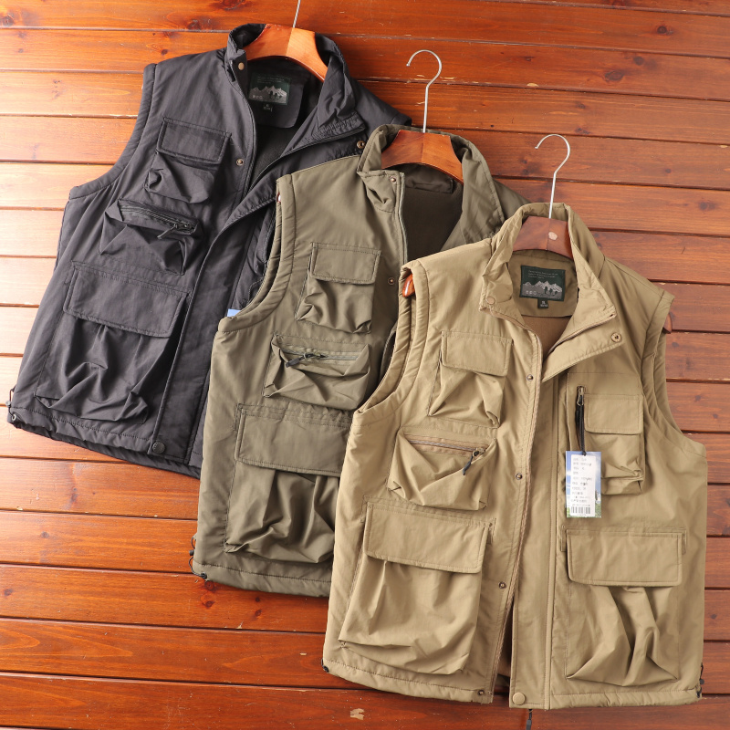 户外钓鱼防水登山背心外套