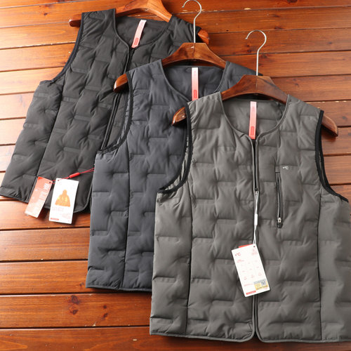 秋冬男士户外休闲羽绒服内胆背心