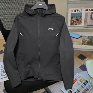 男士 新款 轻薄运动宽松连帽防晒皮肤衣外套男 2026夏季 李宁风衣男款