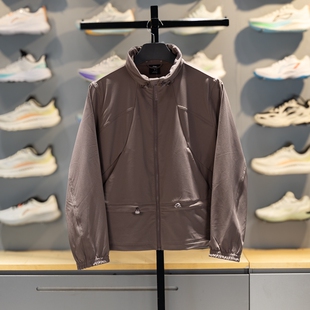 李宁外套女款2026春季新款女士运动保暖加绒跑步防风宽松立领风衣