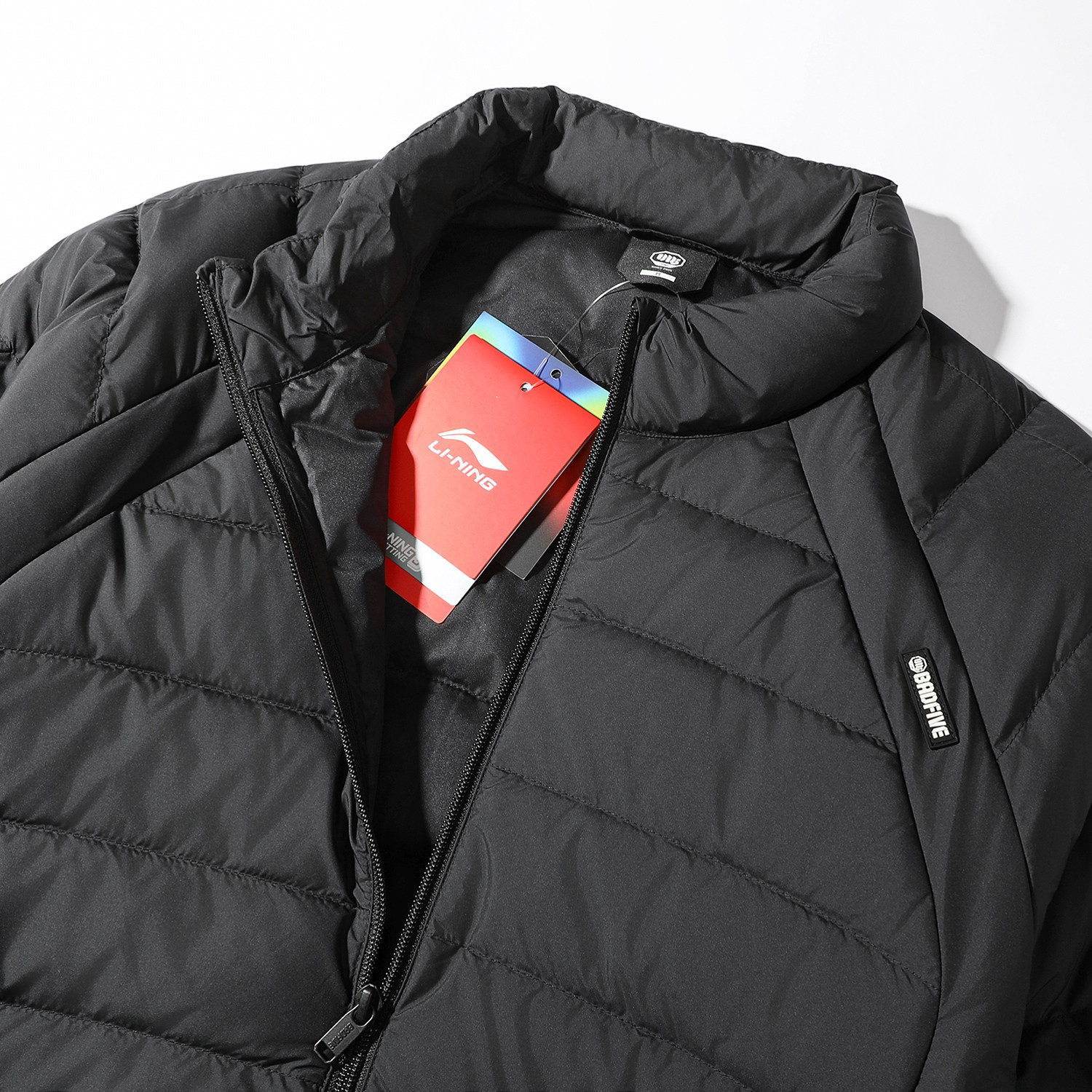 李宁反伍BADFIVE立体裁剪鸭绒运动保暖外套男子2025冬季新款外套