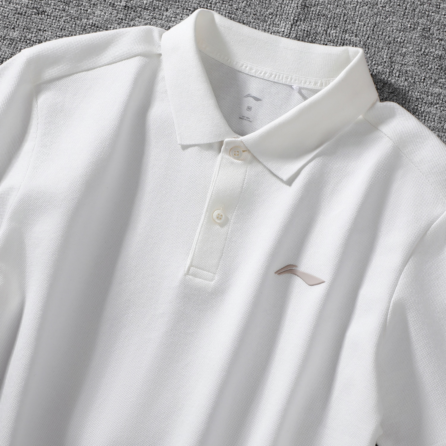 李宁polo衫半袖男女款2025春季新品宽松时尚百搭透气短袖APLU117