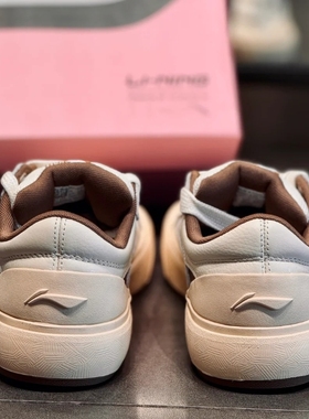 李宁板鞋男女款2024秋季新款惟吾S70潮流经典百搭轻便厚底运动鞋