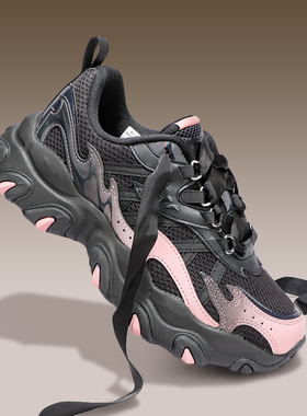 李宁 x LPL联名系列猫爪LITE 3经典休闲鞋女款2025秋季新款老爹鞋