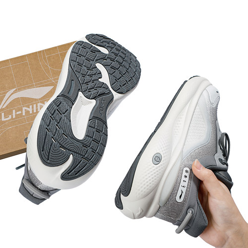 李宁SOFT PLUS 2运动鞋男款2026春季新款软底防滑轻便百搭休闲鞋