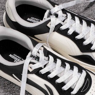 李宁运动鞋男款2024冬季新款潮流时尚经典增高软弹休闲小白鞋板鞋