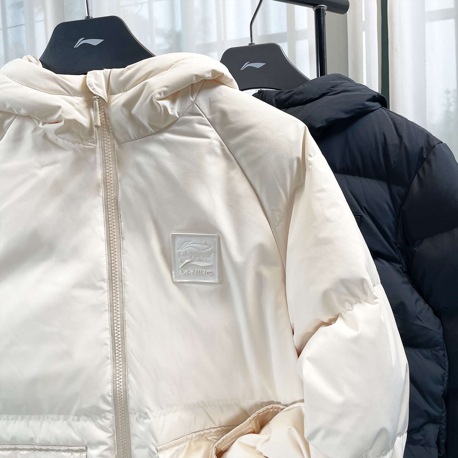 李宁羽绒服女款2024冬季