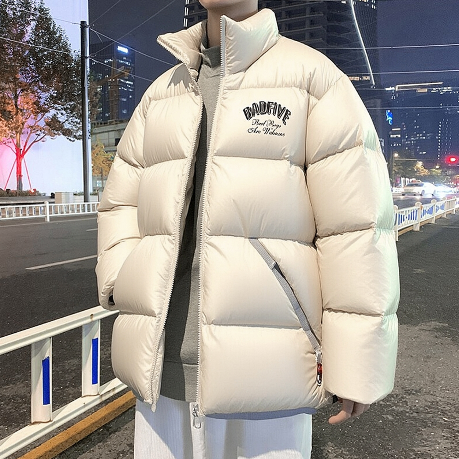 李宁羽绒服男款2024冬季