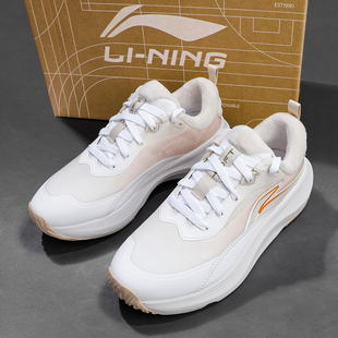 李宁运动潮流加绒保暖潮流休闲鞋女款2025冬季新款跑步防滑运动鞋