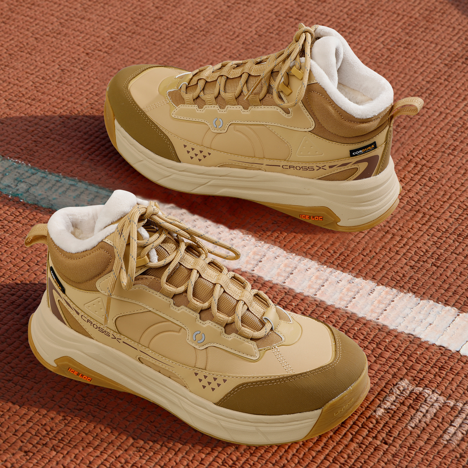 李宁系列2025冬季新款男子星途2 LOW加绒时尚正品保暖潮流休闲鞋