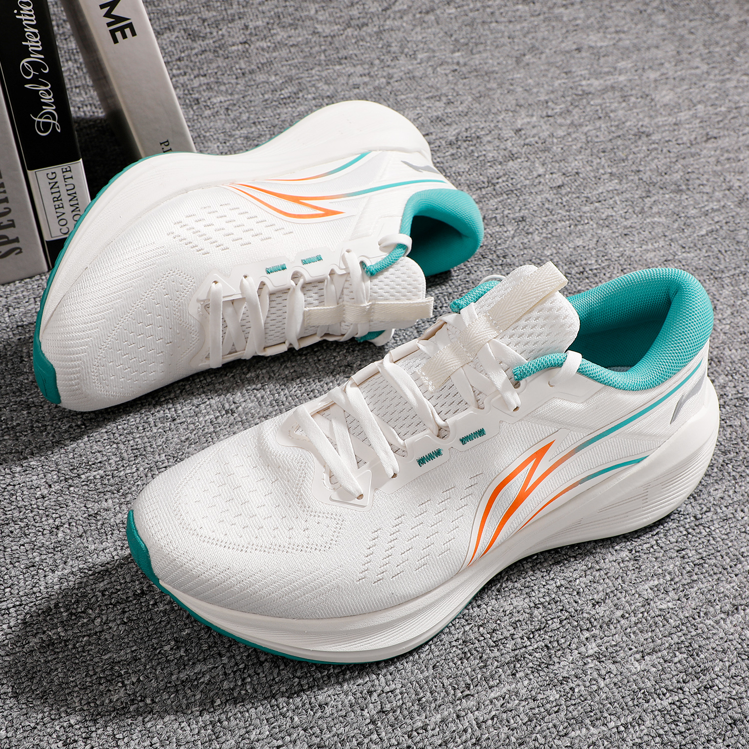 李宁吾适Lite V2跑步鞋男款减震透气防滑厚底运动休闲跑鞋ARST053