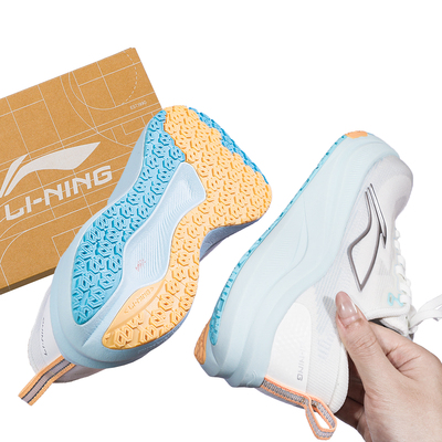 李宁赤兔8反光轻量竞速训练跑鞋女款2025冬季新款运动防滑跑步鞋