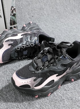 李宁 x LPL联名系列猫爪LITE 3经典休闲鞋女款2025秋季新款老爹鞋