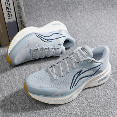 李宁越影5反光缓震保护跑鞋男款2025冬季新款运动比赛专业跑步鞋