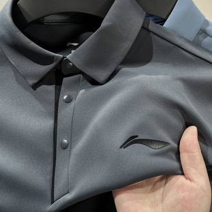 健身系列百搭速干短袖 新品 APLT031 T恤男女2025春季 李宁立领POLO衫