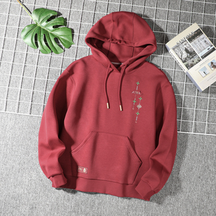 李宁故宫联名连帽卫衣女款2026春季新款红色马年新年款本命年套头