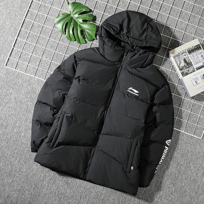 李宁CBA专业篮球系列宽松短款棉服男款2025冬季新款运动潮流外套