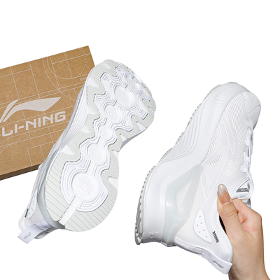 李宁越影运动鞋男款2025秋冬新款软底耐磨防滑轻便百搭网面休闲鞋