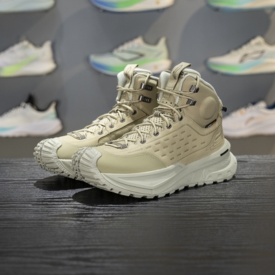 李宁户外CF溯行川HIGH防泼水户外徒步鞋男女款2025冬季新款休闲鞋