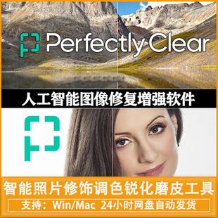 中文版智能照片修饰调色锐化磨皮软件Perfectly WorkBench v4.6.1