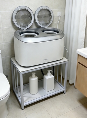 小洗衣机岩板置物架卫生间夹缝落地洗衣液沐浴露多层收纳架浴室架