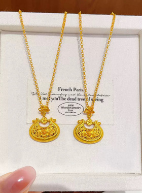 蝴蝶项链新款生肖锁骨本命年