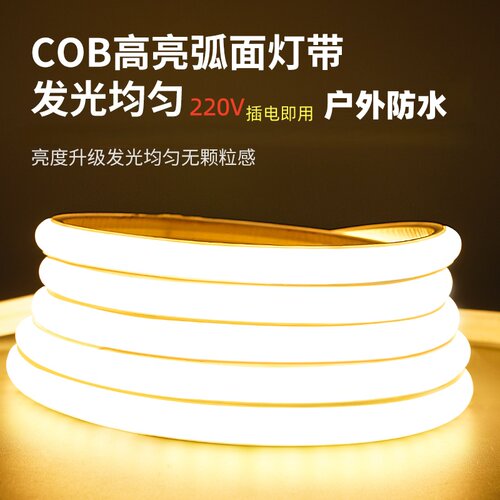 COB户外防水自粘超亮LED灯带