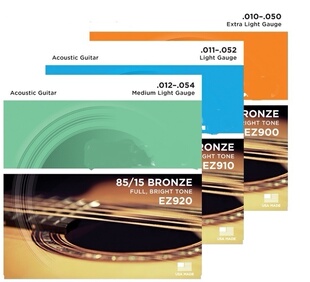 新品民谣吉他套弦 010 011 012木吉他琴弦 1-6套弦琴弦套装促销