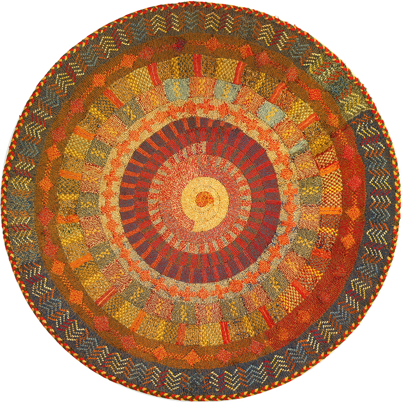 客廳圓形地毯波西米亞吊籃搖椅子