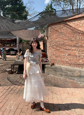 Tetu STUDIO 2024SS 解构立体裁剪重工夏季甜美风显瘦刺绣半身裙