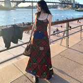 Tetu 优雅复古斜裁吊带连衣裙 欲望都市 STUDIO 2025SS