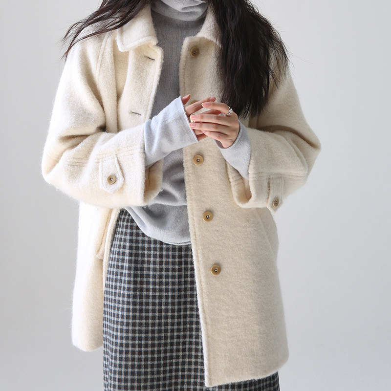 Tetu STUDIO 2024FW“森林里的精灵” 两色中长款大衣外套