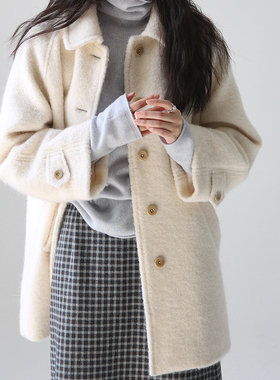 Tetu STUDIO 2024FW“森林里的精灵” 两色中长款大衣外套