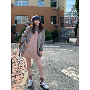 复古全羊毛三粒扣随性廓形西装 2024FW 秋冬外套女 STUDIO Tetu