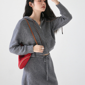 STUDIO 2024FW 松弛感连帽全羊毛针织开衫 Tetu 套装