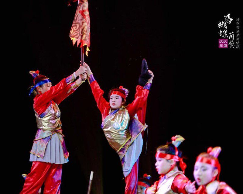 第十届小荷风采表演服夺帅舞蹈演出服花木兰服装儿童舞蹈比赛服装