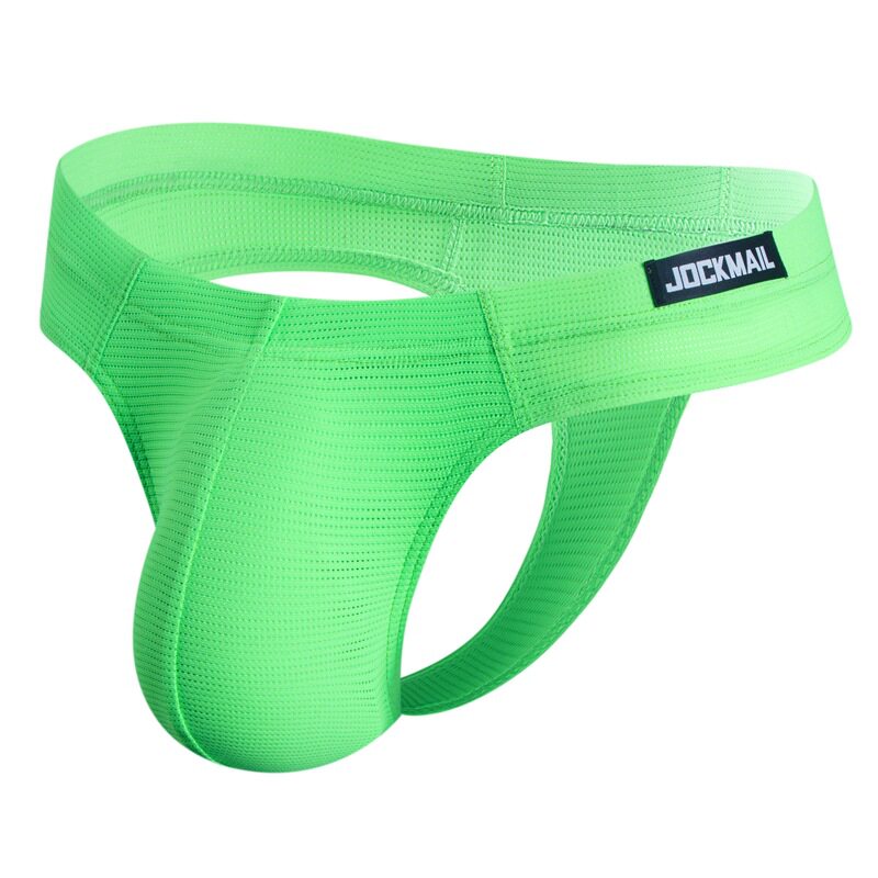 JOCKMAIL 潮牌男士内裤比基尼情趣激凸囊袋网纱轻薄透气丁字裤男