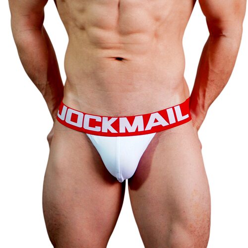 JOCKMAIL 潮牌男士内裤U凸囊袋丁字裤性感情趣舒适透气双丁裤男