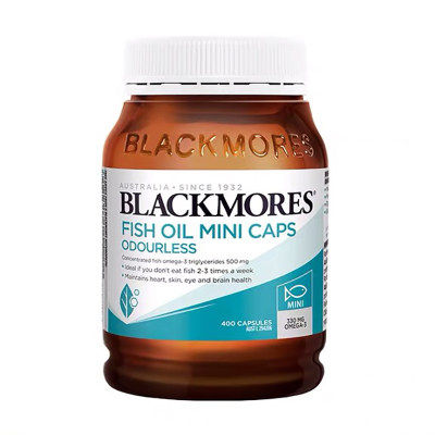 澳洲代购直邮Blackmores FishOil400粒无腥深海鱼油普通版/mini版