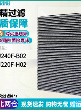 适配飞利浦空气净化器过滤网KJ240F-B02过滤网除醛除霾KJ220F-H02