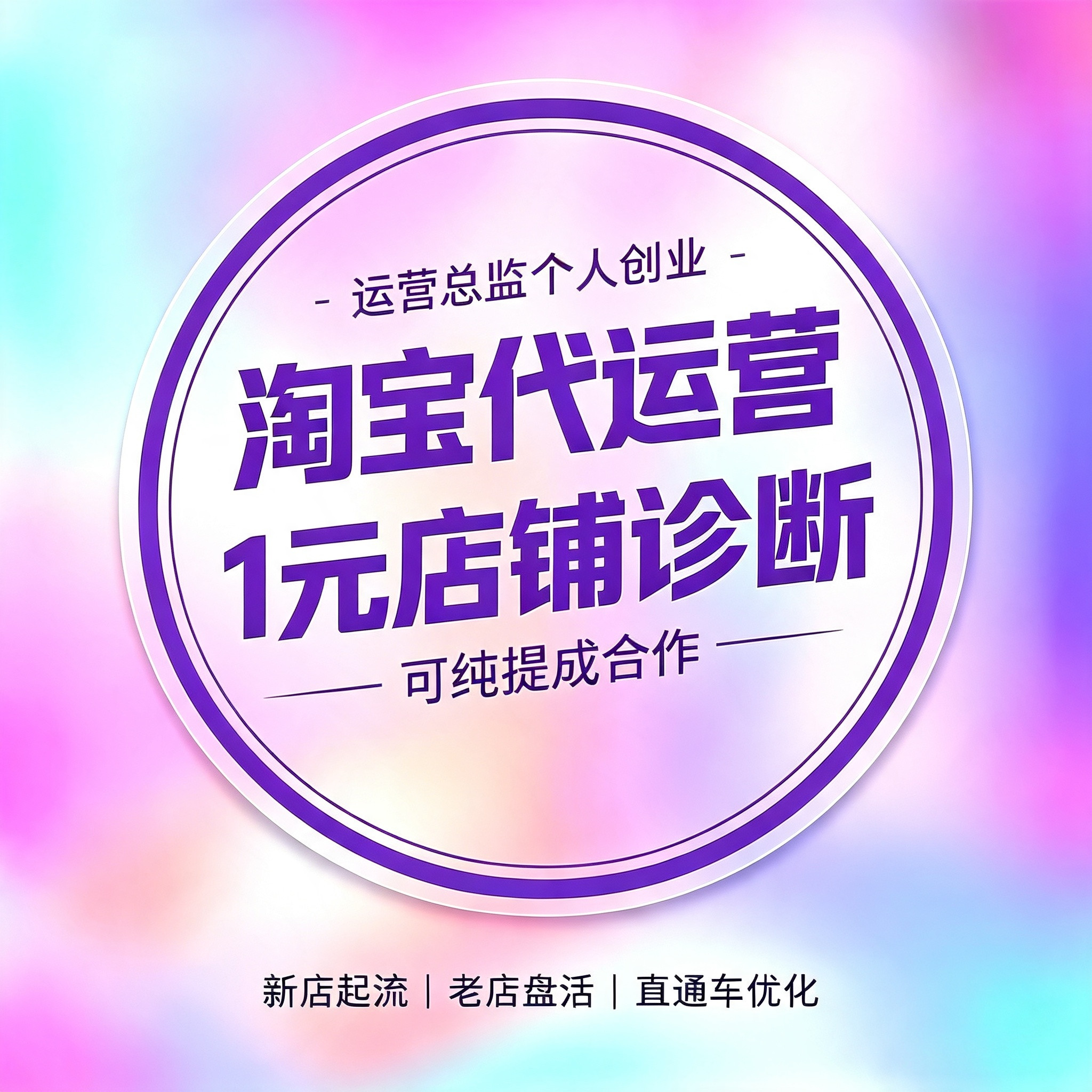 淘宝店铺代运营 个人天猫整店网平面广告设计