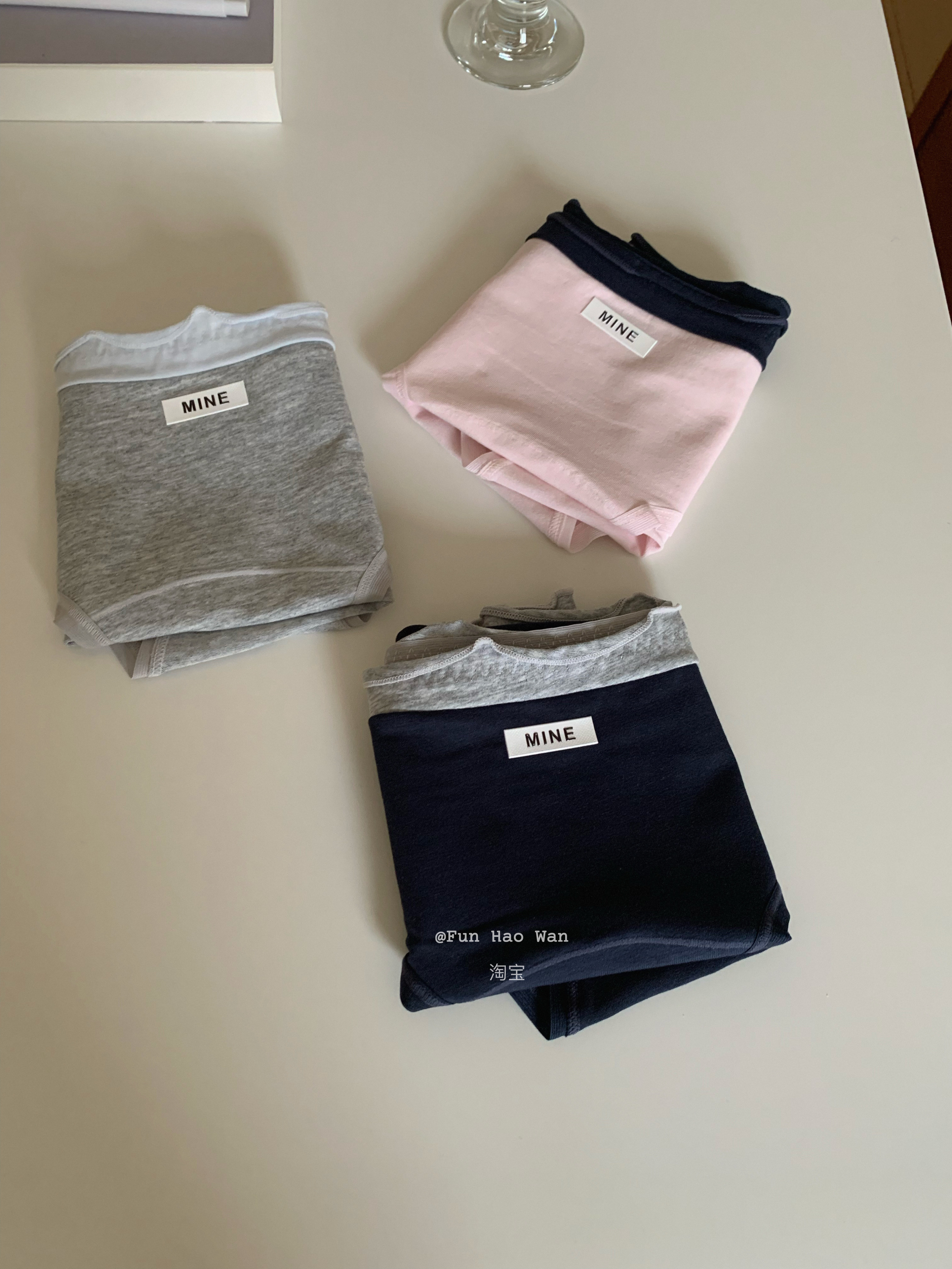 韩系小标～加长裆部 拼色棉质内裤女 中腰包臀棉裆三角,女士内衣/男士内衣/家居服,女三角裤,淘宝优惠券,粉丝福利购,淘宝优惠卷